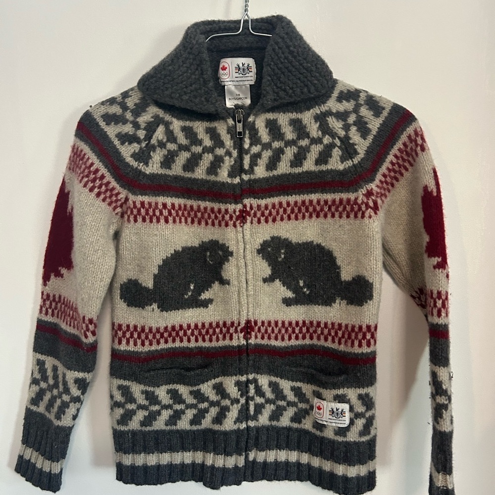Hudson's Bay Co. Boys Canada Olympic Wool Sweater
